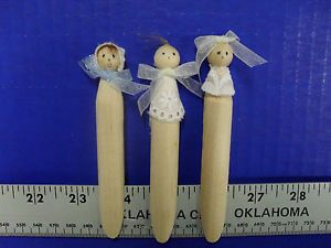 20 Baby Shower Clothesline Decorated Wooden Clothes Pins