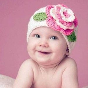 8 Cute Lovely Crochet Knitted Baby Hat Girl Diaper Photography Prop Hat Costume