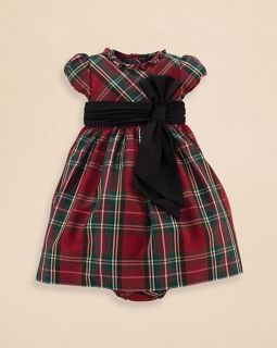 Ralph Lauren Baby Girl's Silk Taffeta Dress Set Size 3 24 Months New
