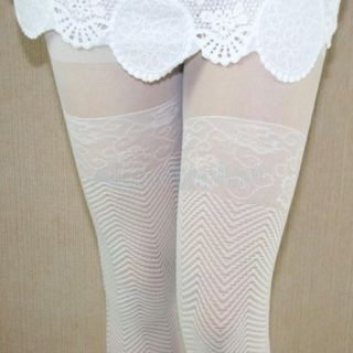 Sexy Girls Water Ripples Hosiery Pantyhose Legging Tights 30D