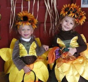 Sunflower Fairy Flower Pageant Costume Halloween Girls 3 4T Tutu Dress