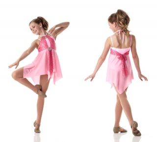 Pretty Baby Pink Lyrical Ballet Dress Dance Costume CXS CS cm as AXL 2XL 167