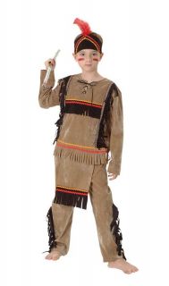 Indian Boy Large Approx Age 9 12 Squaw Chief Fancy Dress Costume Book Week