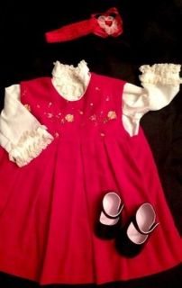 Baby Red Vintage Dress