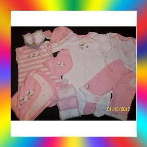 NWT 0 3 6 12 Gymboree Brand New Baby Lamb Sheep Pink Blanket Layette U Pic