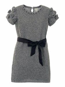 KC Parker by Hartstrings Gray Knit Sweater Dress Sizes 4 12
