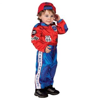 Aeromax Little Boys Red Race Car Driver Costume 6 8