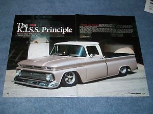 1962 Chevy Truck Short Bed Fleetside Article "The K I s s Principle" GMC