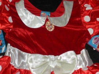 Disney Minnie Mouse Dress Costume Gloves 8 10 12 L