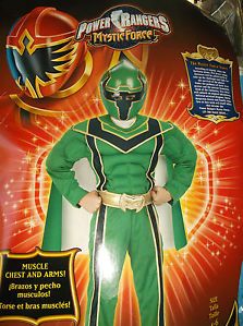 Power Rangers Mystic Forces Green Ranger Child Costume 100 Complete