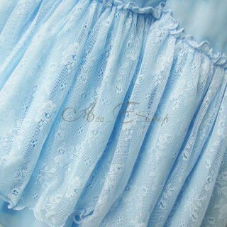 Toddlers Girls Lovely Lace Chiffon Tutu Dress Skirt Princess Party Costume 2 7 Y