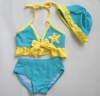 Girl Baby Starfish Swimwear Swimsuit Bathers Bikini Tankini 1 6Y Swim Costume