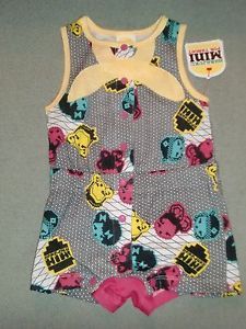 Gwen Stefani Harajuku Lovers Mini Baby Girl Outfit Clothes Romper Onesie 3 6 New