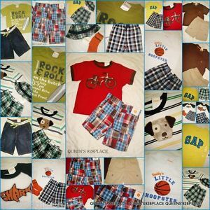 Baby Gap Gymboree Lot Boys 3 3T Summer Tops Shorts Set Outfit Clothes New