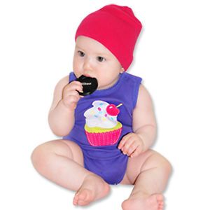 Made in Korea New Sleeveless Purple Baby Boy Girl Infant Cotton Clothing WBA 152