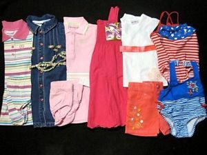 Baby Girl Summer Clothes Outfit 18 24 Months 2T Carter's IZOD Etc