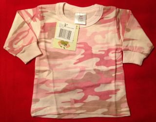 Baby Girl Clothes Rothco Baby Girl Pink Camo Long Sleeve Baby Shirt 6862