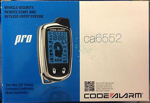 Code Alarm CA6552 Remote Start Car Alarm w Keyless Entry Brand New