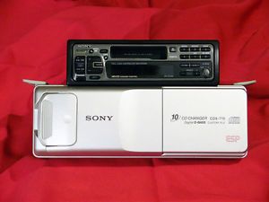 Sony Car Stereo Cassette Player and 10 Disc Changer XRC 5100 and CDX 715