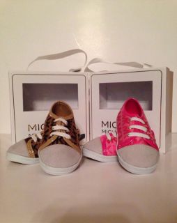 Michael Michael Kors 'Baby Monogram' Crib Shoe Baby NWB $34 00