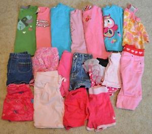 18 PC Lot Spring Summer Clothes Baby Girls Size 18 18 24 Months