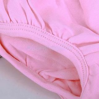 Baby Girl Ruffle Panties Bloomers Diaper Cover Pink S