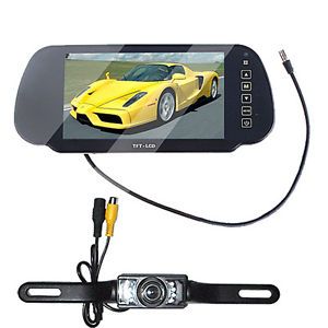 7" TFT LCD Color Car Monitor Car Rear View Camera System