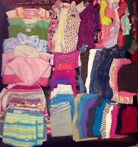 Toddler Baby Girl Clothes Lot Size 12 12 18 18 24 Months Fall Winter 60 Pcs