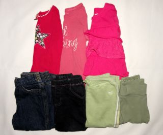 Lot of 7 Toddler Girls Clothes 18 to 24 Month 2T Old Navy Baby Gap Etc