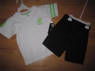 Beverly Hills Polo Club Shirt Shorts Outfit for Toddler Boy Size 4T
