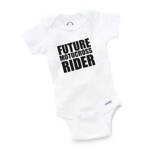 Future Motocross Rider Onesie Baby Clothing Gift Funny Cute Toddler Motorcycle