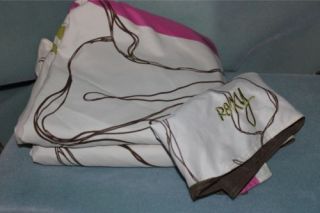 Roxy "Kylie" Duvet Cover Pillowcase 2 Piece Bedding Set Full Queen