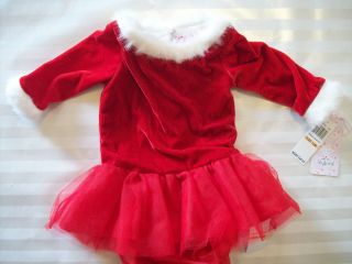 $48 Lilybird 12M Toddlers Girls Holiday Christmas Pageant Red Dress New w Tags