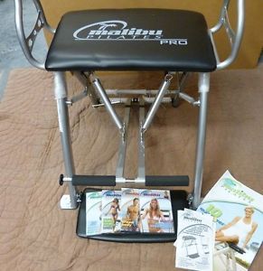 Malibu Pilates Pro System Chair with Mat Sculpting Handles and 7 DVDs ...