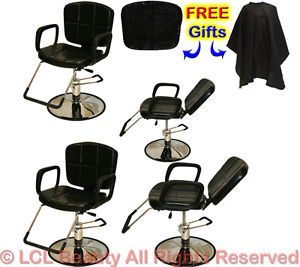 4 Reclining All Purpose Hydraulic Styling Barber Chair Shampoo Salon Equipment