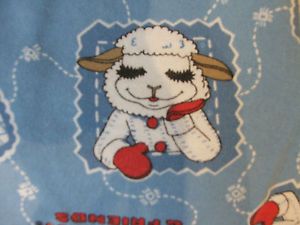 Shari Lewis Lamb Chop One Piece Baby Swaddling Blanket