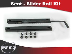 Seat Slide Rail Kit Sports Car Race Chair Rally Bucket Runner Slider