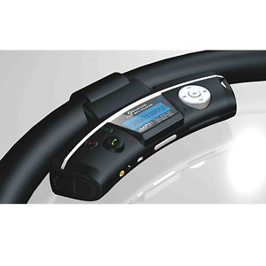 FM Transmitter Mobile Phone Bluetooth Steering Wheel Car Kit w SD  Player New