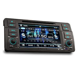 In Dash Car Stereo Radio GPS CD DVD Player iPod Bluetooth RDS F BMW 3 Series E46