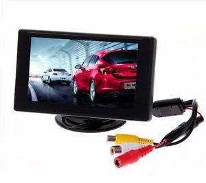 4 3" LCD Color Monitor Rear View Backup Camera System Car Truck Auto RV