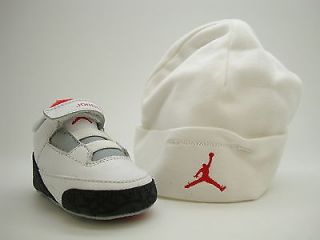 315111 161 Infants Baby Crib Air Jordan 3 Retro White Fire Red Cement Grey
