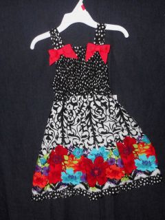 Toddler Girls Size 4T Sleeveless Summer 100 Cotton Dress