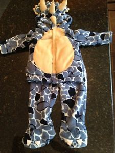 Toddler Boy Girl Blue Dinosaur Gymboree Halloween Costume 18 24 Months 2T EUC