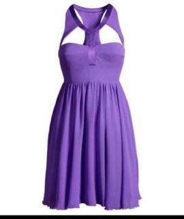 Versace for H M Purple Silk Dress Baby Doll Collection Limited US EUR 8