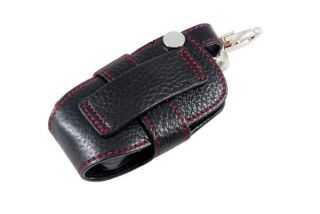Audi A6 A4L Q5 Leather Car Key Case Holder Cover for Remote Smart Keyless Fob