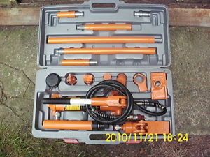 Hydraulic 4 Ton Body Frame Repair Kit Porta Power Tools Auto Shop RAM Body Lift