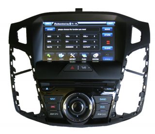 2012 Ford Focus Titanium 8" GPS Navigation Stereo Radio DVD Bluetooth Aux USB