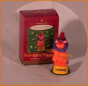 Hallmark Crayola Crayons Lion King of The Ring 2000 Christmas Ornament Sue Tague