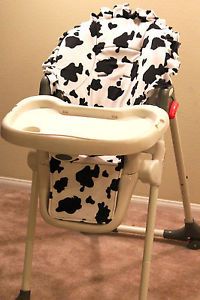 Baby High Chair Cover Fits Graco High Chairs New Cute Soft Padded Cow Design