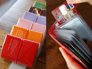 32 Pockets Credit Card Case Playobje Mini Card Book